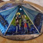 Fonte battesimale nella chiesa del Sacro Cuore