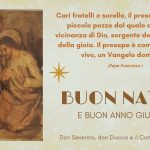 Auguri di Buon Natale da parte del parroco con una citazione di Papa Francesco